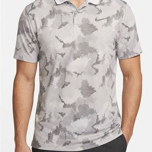 Nike Dri-FIT Victory Men’s Camo Golf Polo - Photon Dust Grey/White (Size XL)